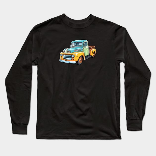 Farm Truck Long Sleeve T-Shirt by unrefinedgraphics